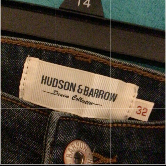 HUDSON& BARROW SLIM FIT JEANS SZ 32x32 - Picture 9 of 10